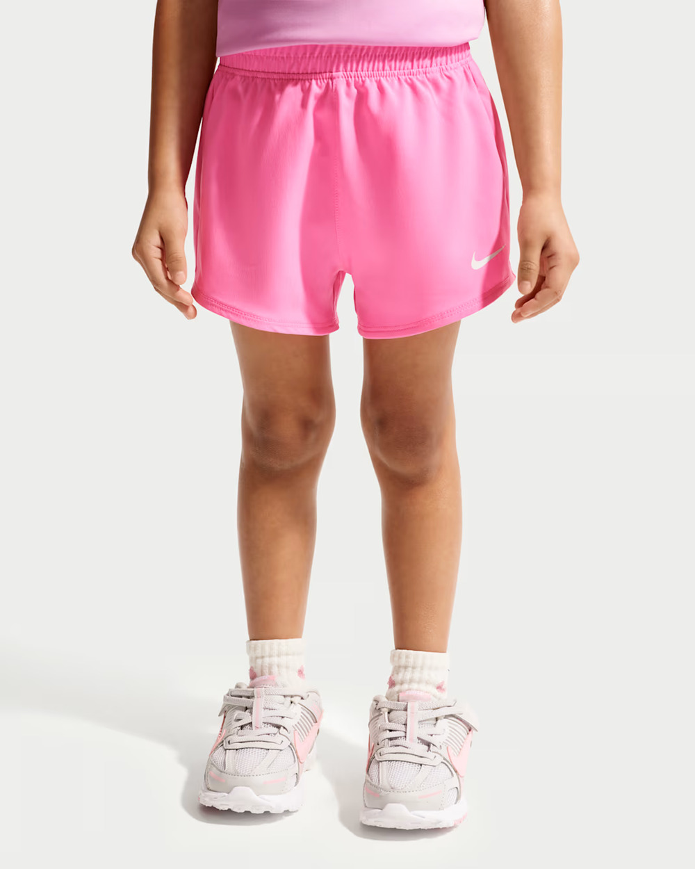 NEW Nike Girls Toddler Dri Fit Pink Glow Woven Athletic Shorts Size 4T
